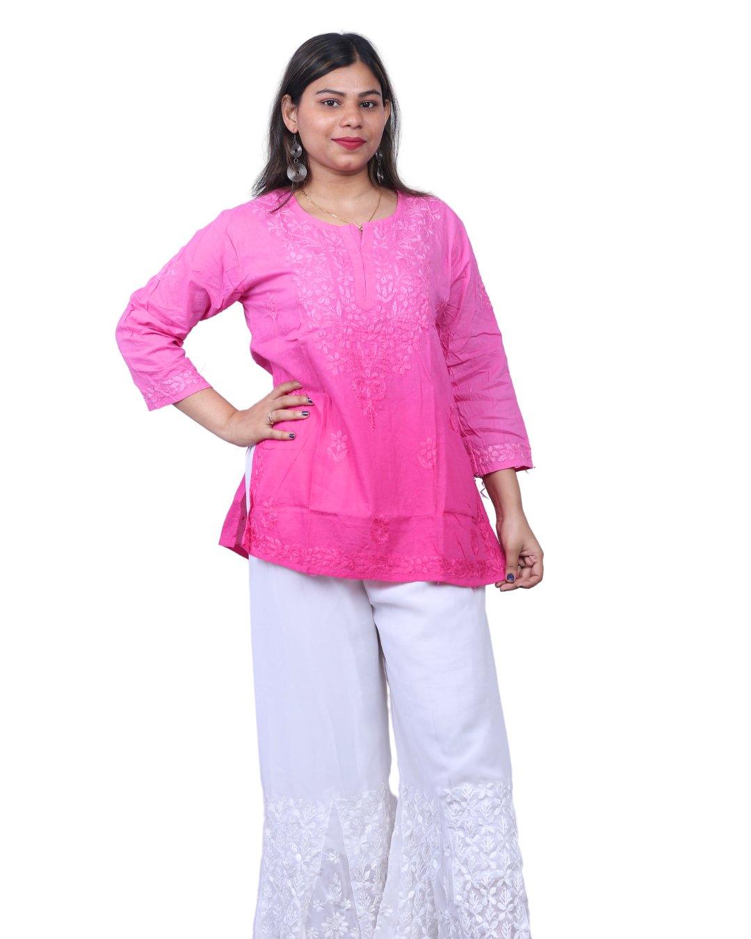 Chikankari Short Tops - Awadhkari